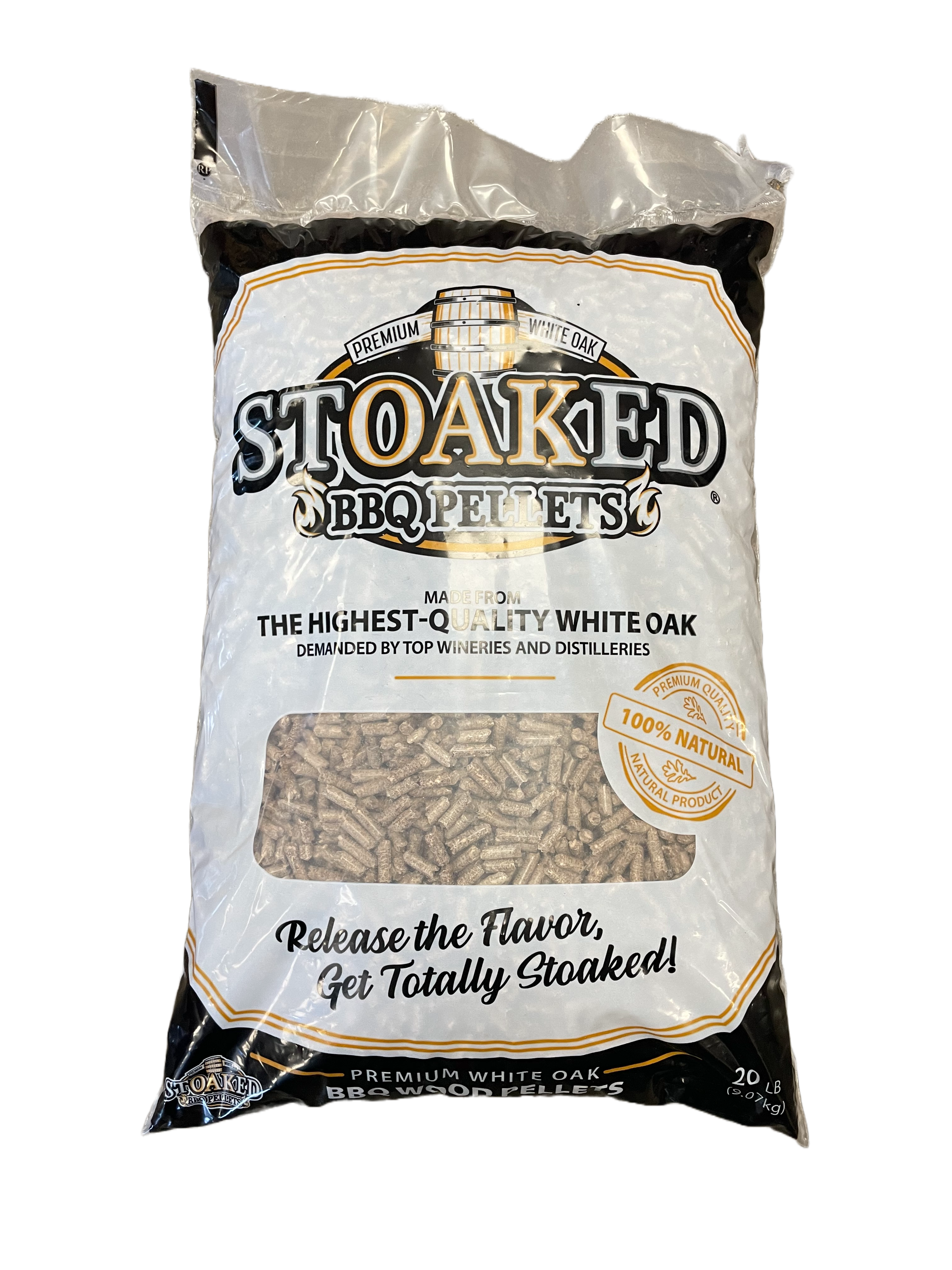 Staggemeyer Stoaked Wood BBQ Pellets 20# White Oak | Anderson Barbecue  Supply