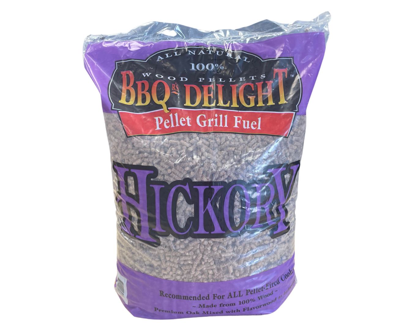 BBQr's Delight Hickory Pellets Anderson Barbecue Supply