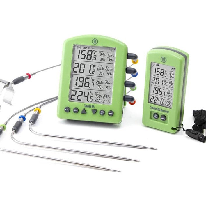 ThermoWorks Smoke X 2 Long-Range Wireless BBQ Alarm Thermometer